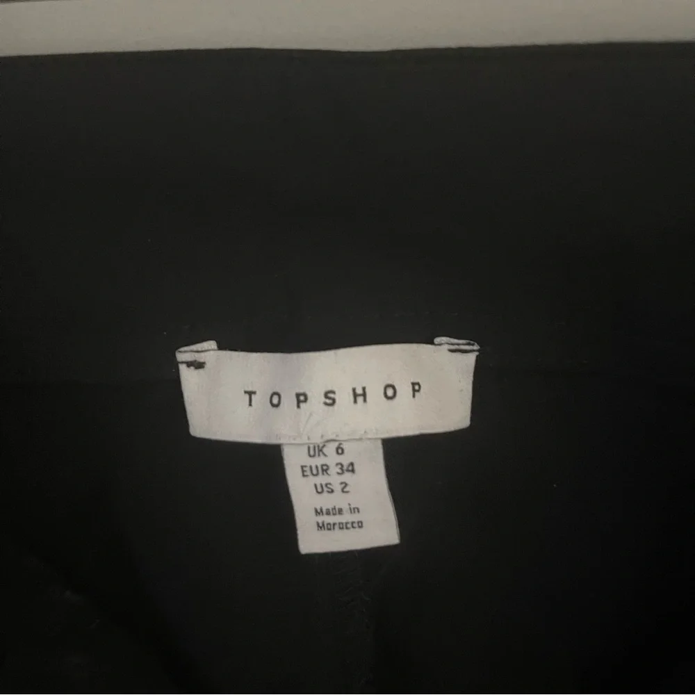 Topshop Black Pants Women Size 2